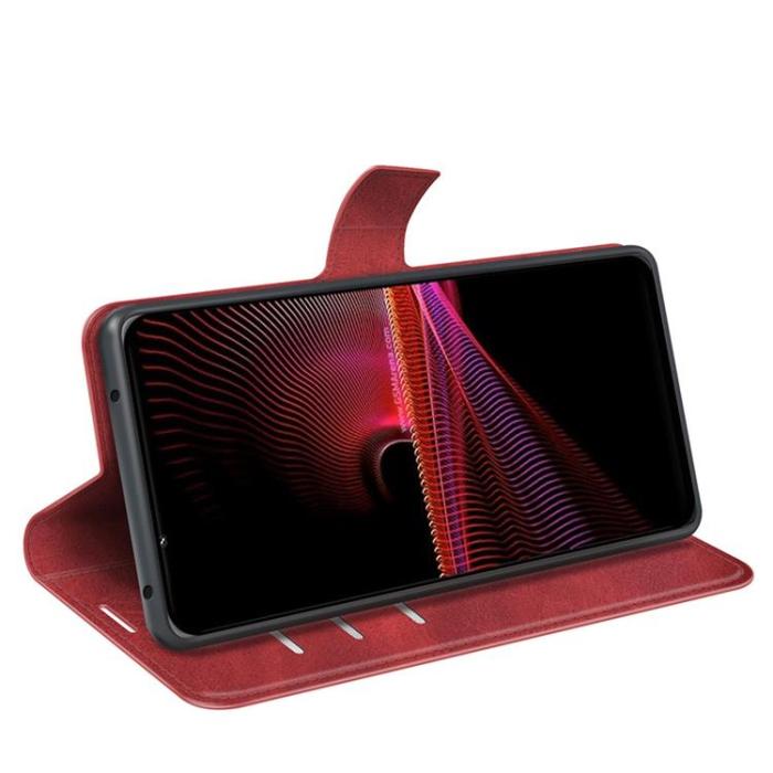 OEM - Sony Xperia 1 IV Plånboksfodral Flip Folio - Röd