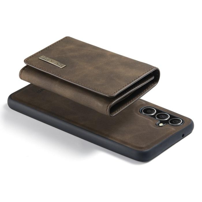 DG.MING - DG.MING Samsung Galaxy A16 5G Plånboksfodral Kickstand Brun