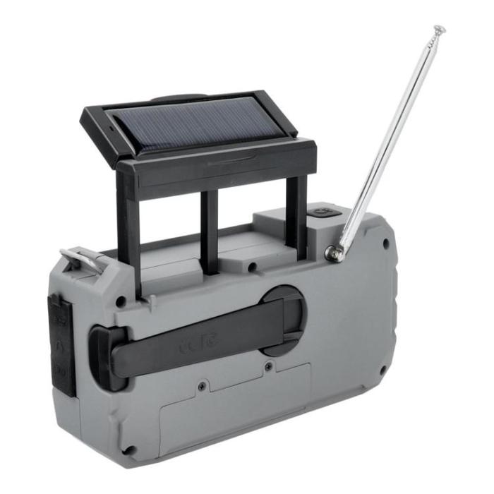 Pristar - Pristar Radio FM med Ficklampa 4000 mAh YX328 - Svart