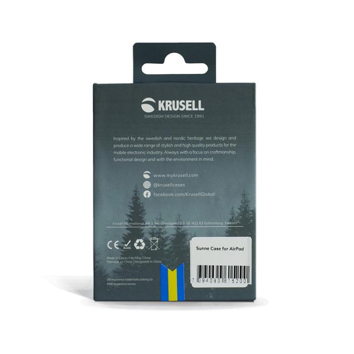 UTGATT5 - Krusell Sunne Airpod Vintage - Grey