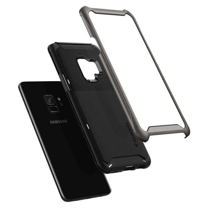 UTGATT4 - Spigen Neo Hybrid Urban Skal till Samsung Galaxy S9 - Gunmetal