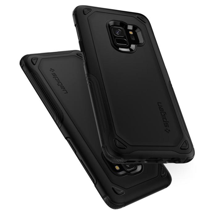 UTGATT5 - Spigen Hybrid Armor Skal till Samsung Galaxy S9 - Svart
