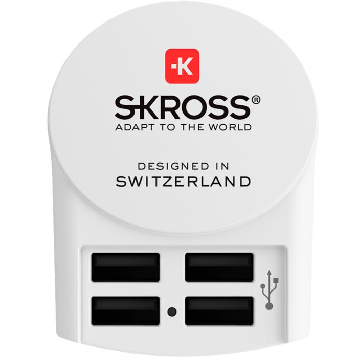SKross - SKROSS - 4-Port USB-laddare EU