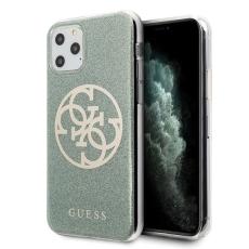 UTGATT5 - Guess Skal iPhone 11 Pro Max Circle Glitter - Khaki