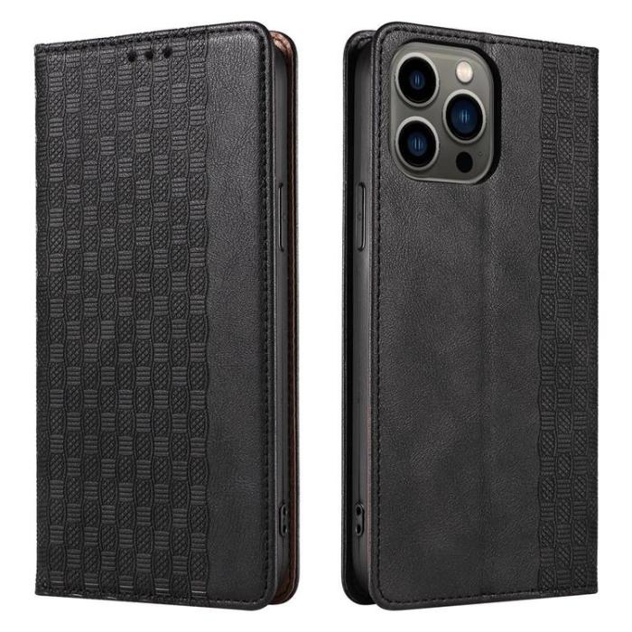 OEM - Galaxy S23 Ultra Plånboksfodral Magnet Strap - Svart