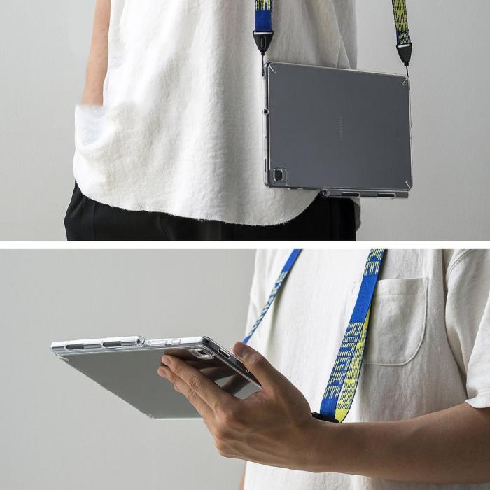 UTGATT4 - Ringke Fusion Bumper Skal Samsung Galaxy Tab S6 Lite - Grå