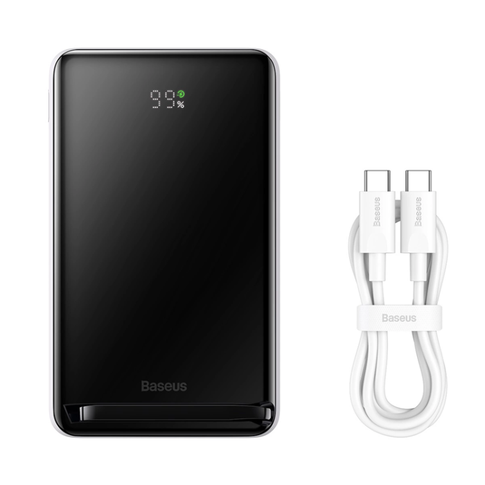 BASEUS - Baseus Trådlös Magsafe Powerbank 10000mAh 20W Magnetic Bracket