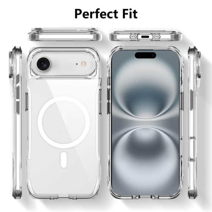 A-One Brand - iPhone Air Mobilskal MagSafe TPU + PC Crystal Clear
