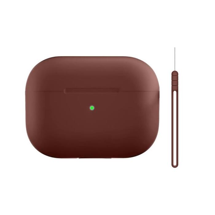 A-One Brand - Airpods Pro 2 Skal Anti Drop med Rem - Vinröd
