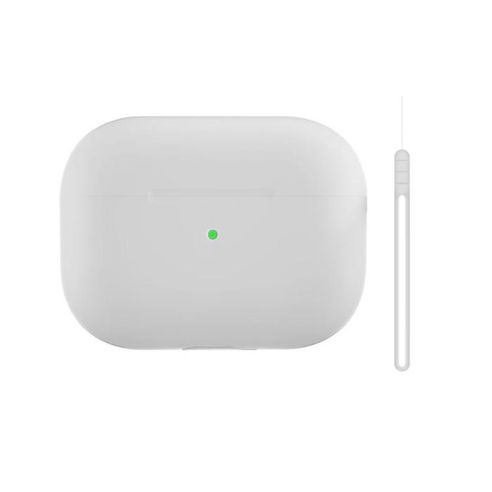 A-One Brand - Airpods Pro 2 Skal Anti Drop med Rem - Vit