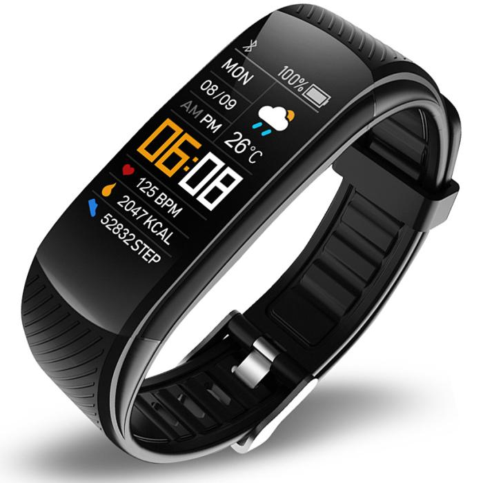 UTGATT5 - DENVER Bluetooth fitnessband with HR and BP sensor - Svart