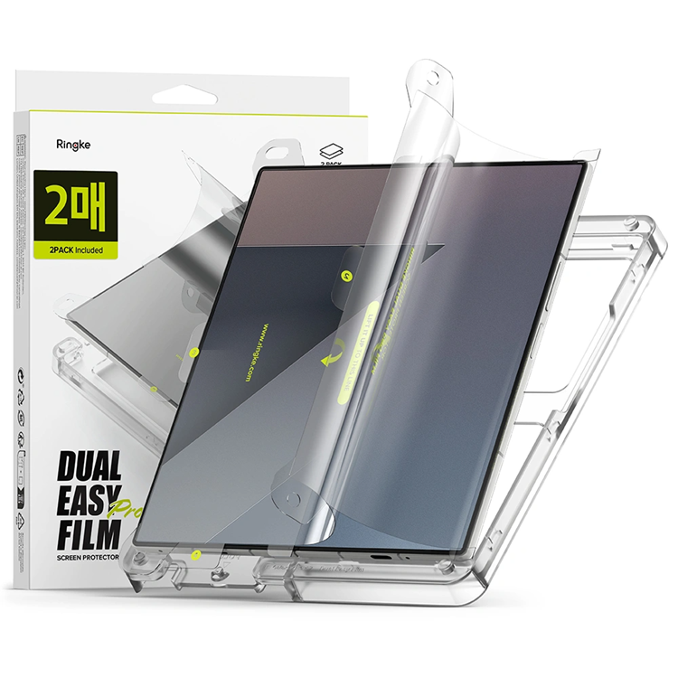 [2-Pack] Ringke Galaxy Z Fold 7 Plastfilm Skärmskydd Dual Easy Pro | 2353 | AlltMobil