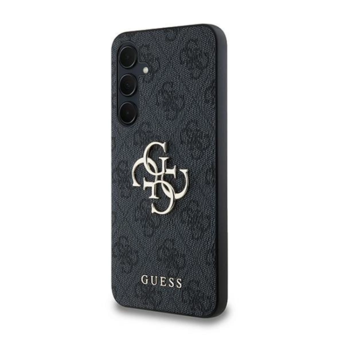 Guess - Guess Galaxy A35 5G Mobilskal Big Metall Logo - Svart