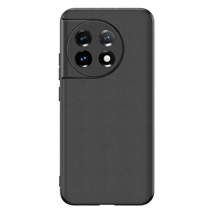 A-One Brand - OnePlus 11 5G Mobilskal Carbon Fiber PU-Läder - Svart