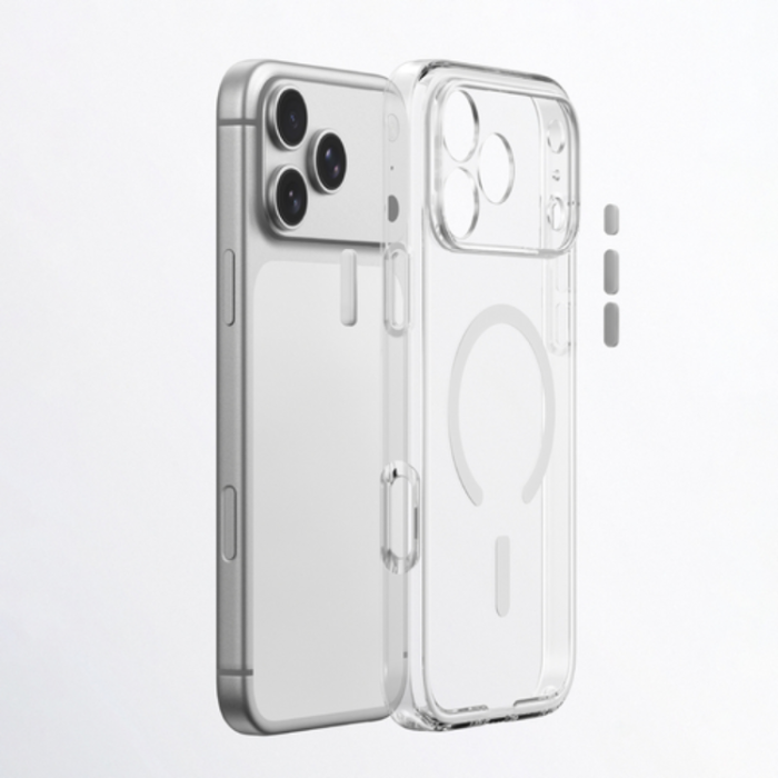 AmazingThing - AmazingThing Mobilskal För iPhone 18 Pro/17 Pro Magsafe Minimal - Transparent