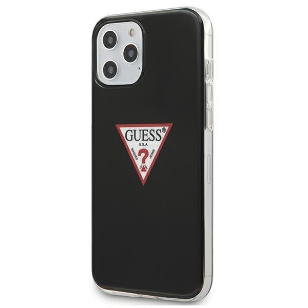 Guess Skal iPhone 12 & 12 Pro Triangle Collection - Svart | 2353 | AlltMobil