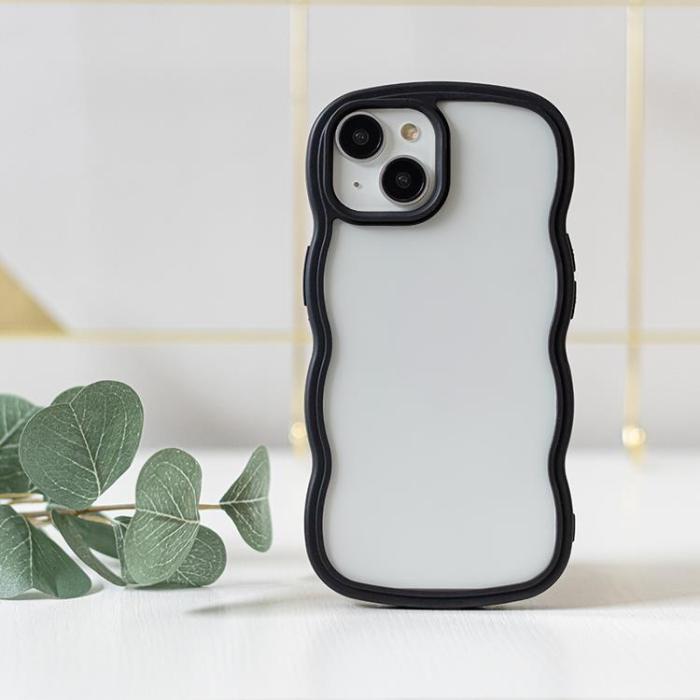 OEM - iPhone 7/8/SE (2020/2022) Mobilskal Wave - Svart