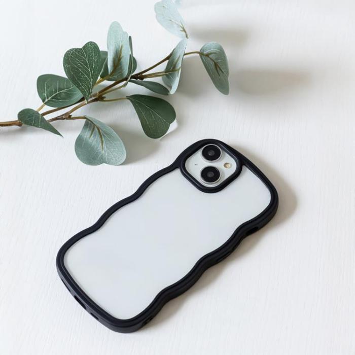 OEM - iPhone 7/8/SE (2020/2022) Mobilskal Wave - Svart