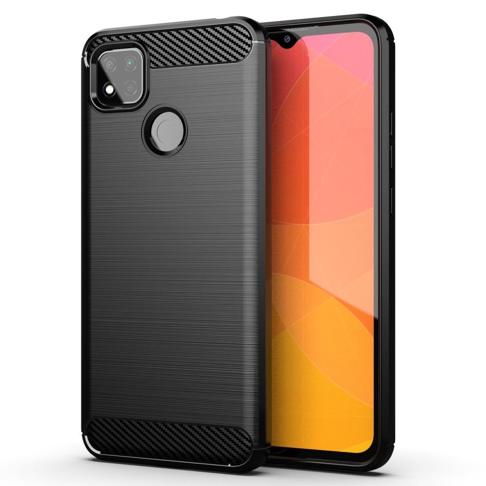 CARBON skal till Xiaomi Redmi 10 4G (2021/2022) Svart | 2353 | AlltMobil