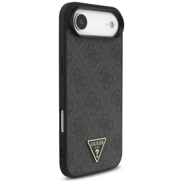 Guess - Guess iPhone 17 Air Mobilskal MagSafe 4G Strap Triangle Logo - Svart