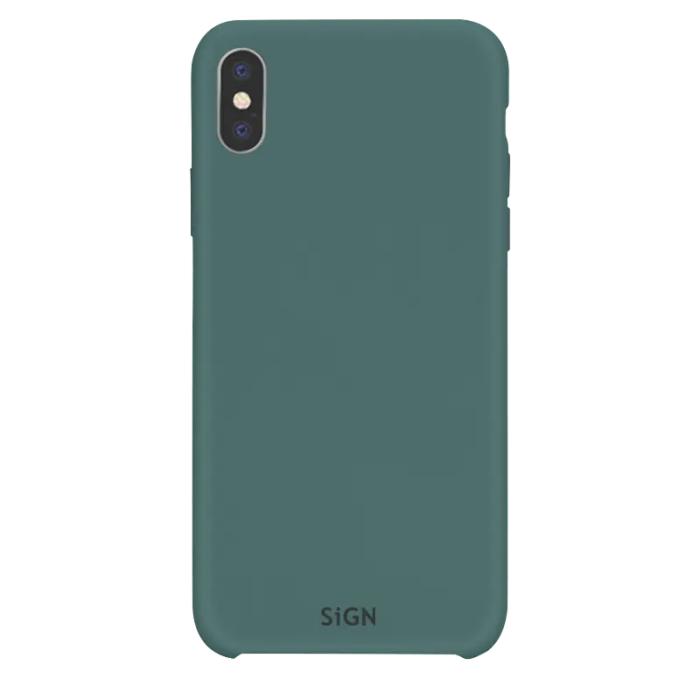 SiGN - SiGN iPhone X/XS Skal Liquid Silicone - Mynta