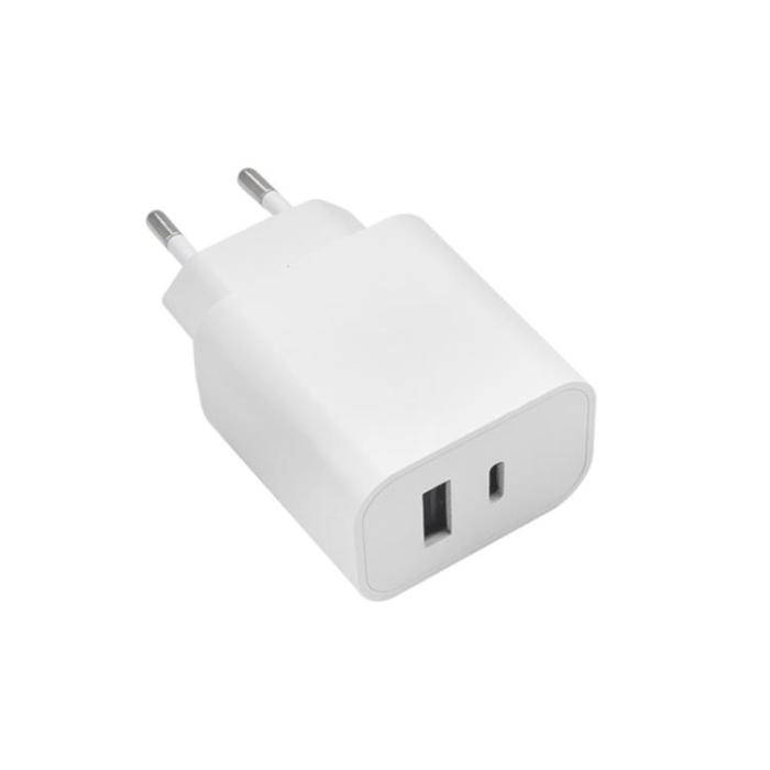 Maxlife - Maxlife Väggladdare 1x USB-C 1x USB 30W MXTC-06 - Vit