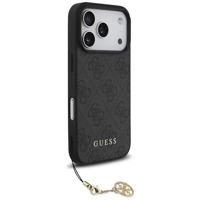 Guess - Guess iPhone 17 Pro Mobilskal MagSafe 4G Charms Collection - Svart