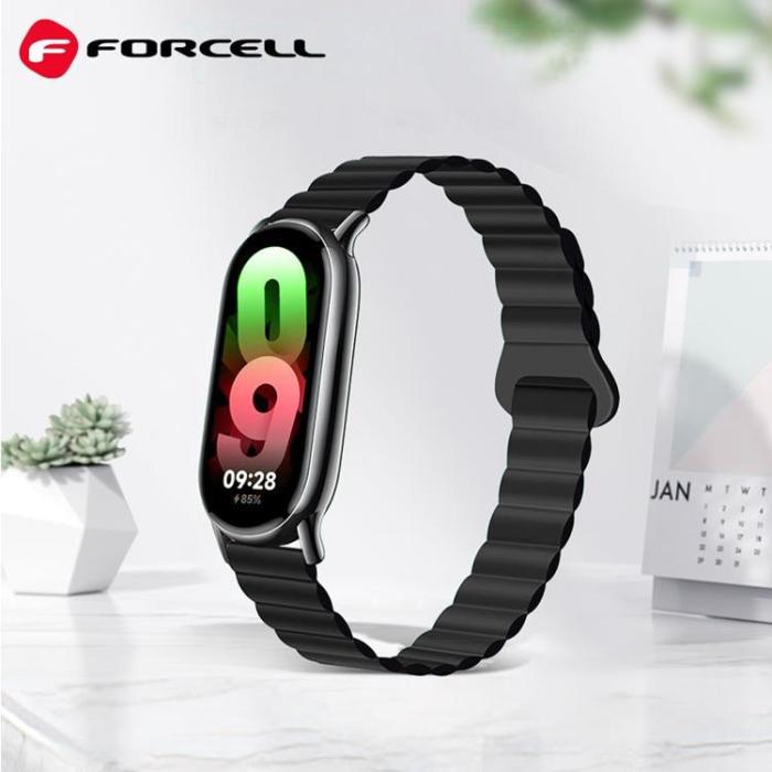 Forcell - Forcell Xiaomi Mi Band 8 Armband FX8 - Svart