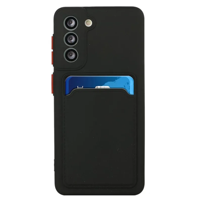 A-One Brand - Galaxy S23 Mobilskal Korthållare TPU - Svart