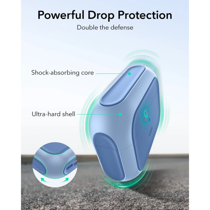 ESR - ESR Airpods Pro 3 Skal Magsafe Orbit Halolock - Vit