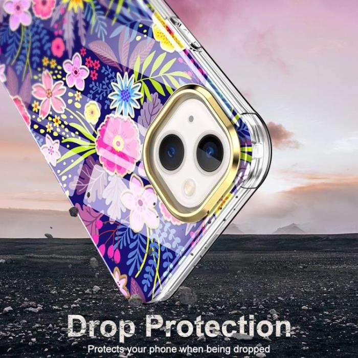 OEM - iPhone 14 Plus Skal 360 Marble - Rosa