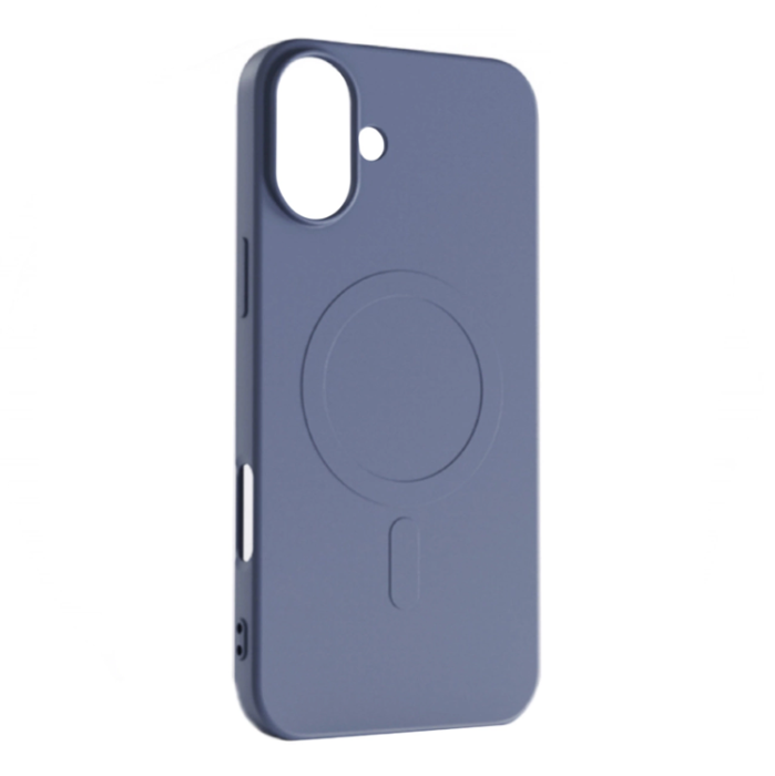 OEM - iPhone 16 Plus Mobilskal Magsafe Liquid Silikon - Mörkblå
