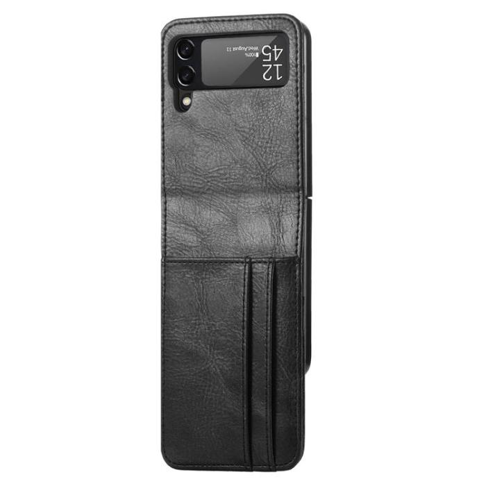 A-One Brand - Plånboksfodral till Samsung Galaxy Z Flip 3 5G - Svart