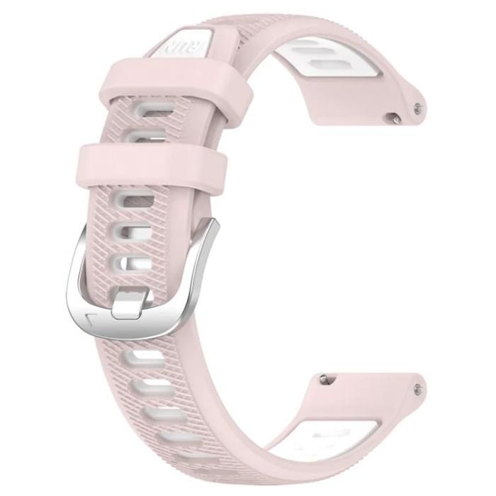 Taltech - Galaxy Watch 6 44mm Armband - Rosa/Vit