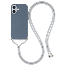 A-One Brand - iPhone 17 Mobilskal Med Axelrem - Lavender Grå