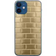 Gustaf - Mobilskal till Apple iPhone 12 mini med Gyllene Murstenar