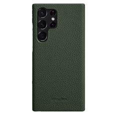 Melkco - MELKCO Mobilskal f&ouml;r Samsung Galaxy S23 Ultra, &Auml;kta l&auml;der, Gr&ouml;n