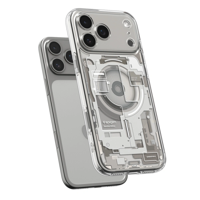 Spigen - Spigen iPhone 17 Pro Max Mobilskal Magsafe Ultra Hybrid - Natural Titanium
