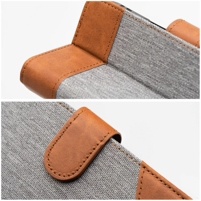 A-One Brand - iPhone 17 Pro Plånboksfodral Jeans - Grå