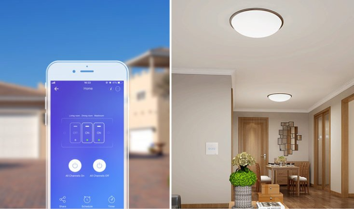 Sonoff - Sonoff Wi-Fi Smart Switch T3EU1C-TX - Svart