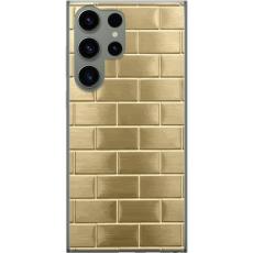 iSecrets - Mobilskal till Samsung Galaxy S23 Ultra med Gyllene Murstenar