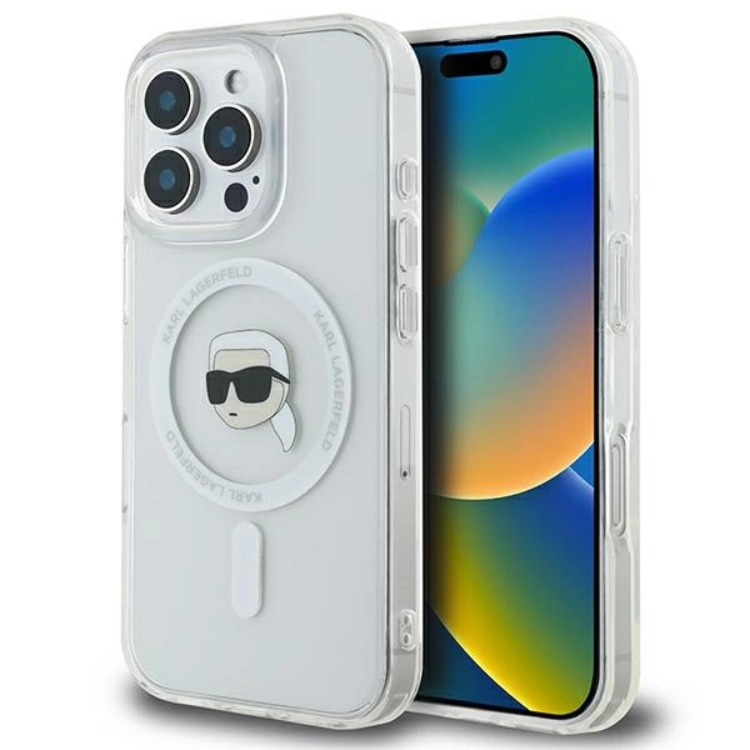 Karl Lagerfeld iPhone 16 Pro Max Mobilskal MagSafe IML Metal | 2353 | AlltMobil
