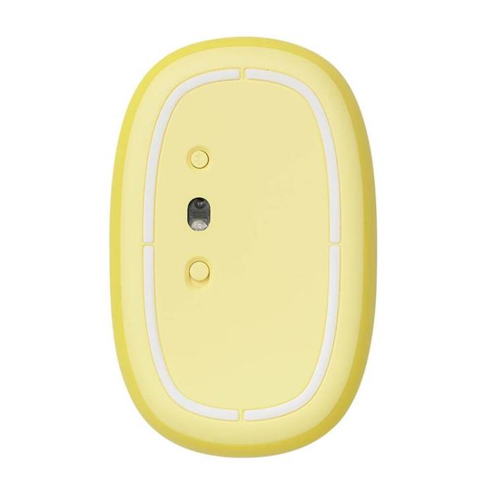 Rapoo - Rapoo Trådlös Mus M660 Silent Multi-Mode - Gul
