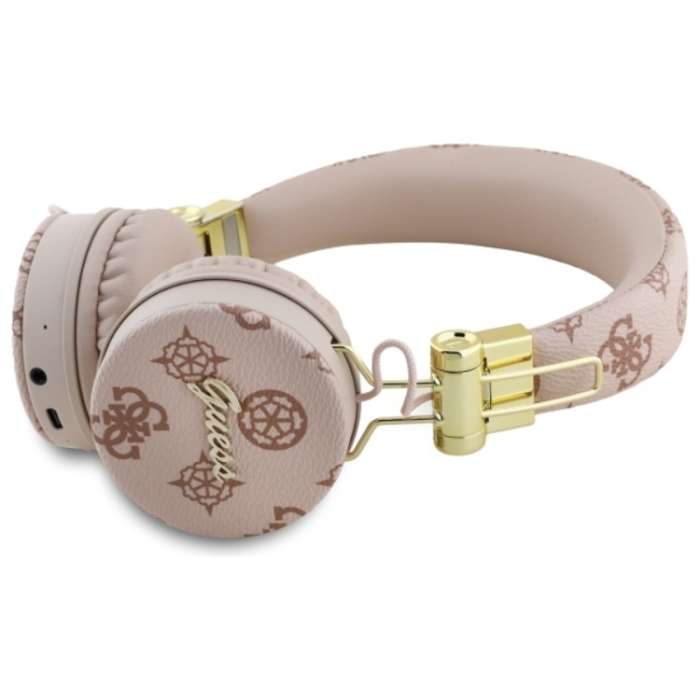 Guess - Guess Bluetooth On-Ear ENC Hörlurar Peony Script Round Shape