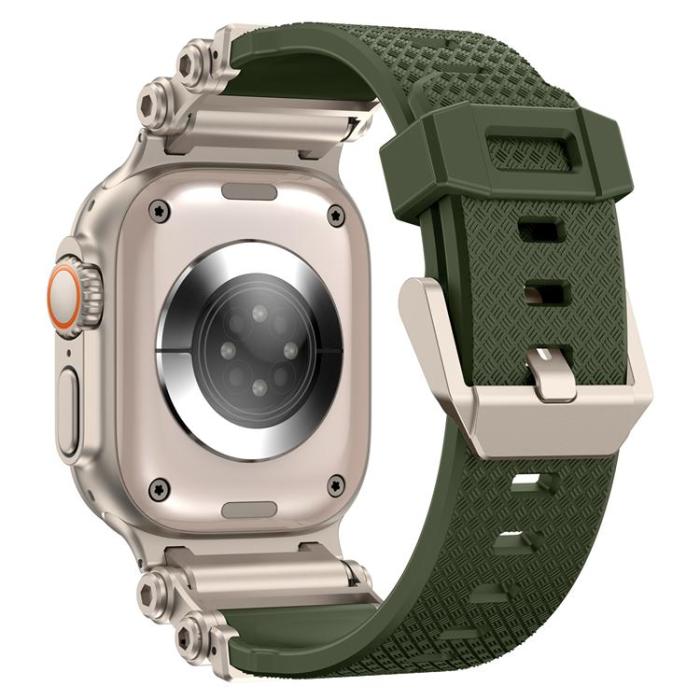 Boom of Sweden - Apple Watch Ultra 2 (49mm) Armband Rotation Axis Silikon - Grön