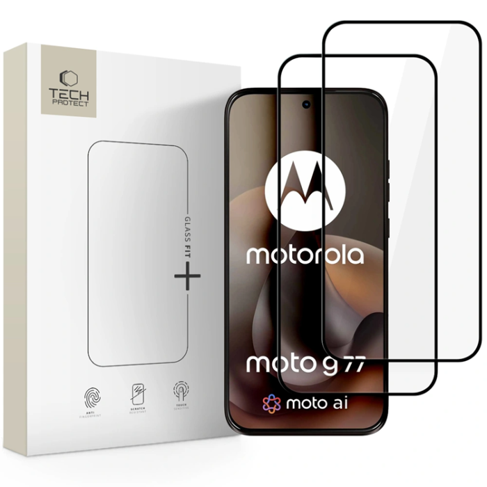 Tech-Protect - [2-Pack] Tech-Protect Motorola Moto G67/G77 Härdat glas