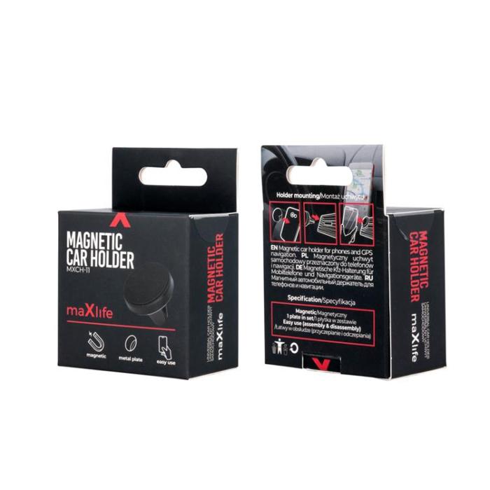 Maxlife - Maxlife Magnetisk Bilhållare för luftventil MXCH-11 - Svart