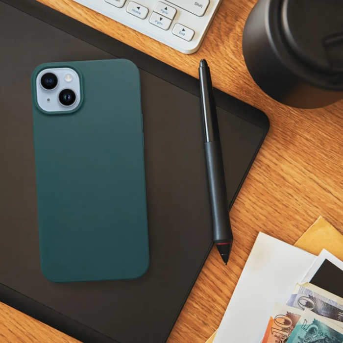 OEM - Xiaomi Redmi 14C Mobilskal Matt - Mörkgrön