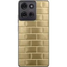 Gustaf - Mobilskal till Motorola Moto G75 med Gyllene Murstenar