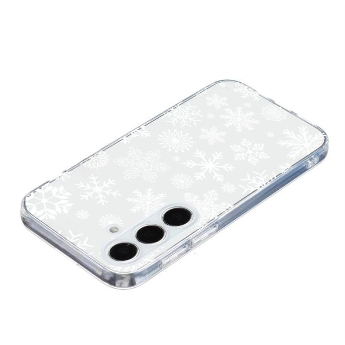 OEM - Samsung Galaxy A35 5G Skal TPU Julmönster Skydd - Snöflinga